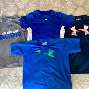 Boys Under Armour  loose fit shirts YM(10-12)